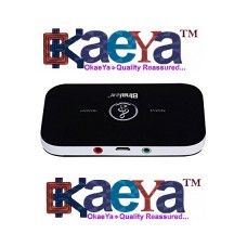 OkaeYa -G6 Hifi 2 in 1 Bluetooth 4. 1 Stereo Audio Transmitter Receiver Wireless A2DP Adapter Aux One Piece